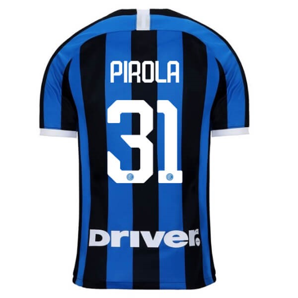 Camiseta Inter De Milán NO.31 Pirola Replica Primera Ropa 2019/20 Azul